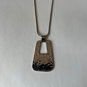 Silver Pendant with 30” chain